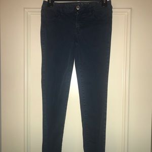 hunter green skinny jeans
